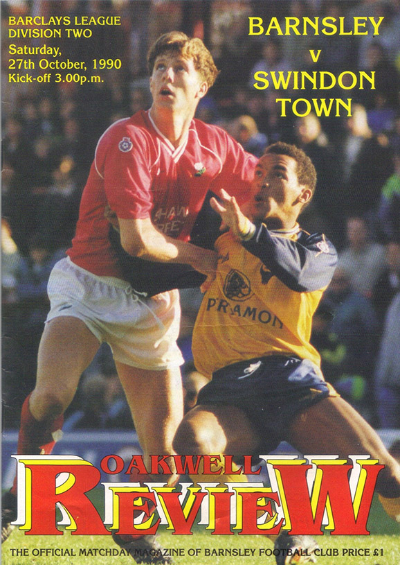 <b>Saturday, October 27, 1990</b><br />vs. Barnsley (Away)